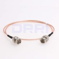 DRRI BNC Male to BNC Male 3G HD SDI 4K Video Coax Cable for FS5 to Atomos Shogun Inferno (60CM)