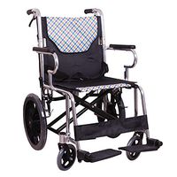 Wheelchair Medical Equipment Light Folding Transport Travel Portable Elderly Disabled Travel Aluminum Self-propelled Walker Assist Devices