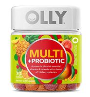 Olly Adult Multi + Probiotic Gummy! 70 Gummies Tropical Twist Flavor! Blend of Vitamins & Minerals with Boost of 1 Billion Probiotics! Support Your Immune System and Healthy Digestion! (1)