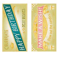 HomArt Happy Birthday Matches Match Box Set of 2