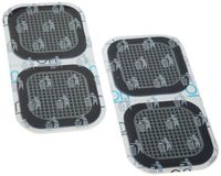 MABIS Back Pain Relief System Replacement Pads, Gray, 4-Count