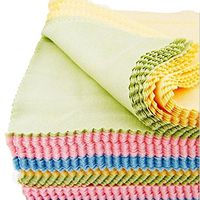 SEADEAR Colorful Square Microfiber Microfibre Cleaning Cloth for Spectacles Sunglasses Computer Screens Phone Screen Camera 100 pcs