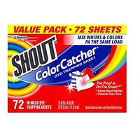 Shout Color Catcher Dye Trapping Sheets, 72.0 Count (2 Pack)
