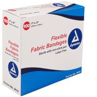 Flexiable Fabric Bandage, 1" X 3", Box 100