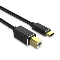 USB Printer Cable, MIVINE 10Ft USB C to Type B High Speed Printer Scanner Cable Compatible with HP Canon Lexmark Xerox Samsung and More