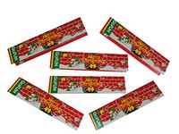 GoFun Red - Merry Christmas Kingsize Rice Rolling Papers (Pack of 6)