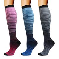 Copper Compression Socks for Men & Women(3 Pairs),15-20mmHg is Best for Running,Medical,Pregnancy,Travel,Nurses