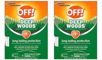 OFF! Deep Woods Insect Repellent Towelettes (Pack - 2)