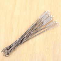 20 Pieces Drinking Straw Cleaning Brush Set, Nylon Bristle Tube Cleaner Brushes for Jewelry, Keyboards, Glasses, by UTENEW