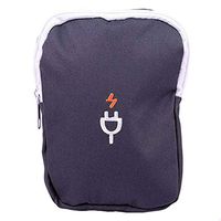 LIEJIE Waterproof Travel Storage Bag Electronics USB Charger Case Data Cable Organizer Travel Portable Travel Charger Headphone Cable Storage Bag (Gray)