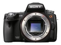 Sony Alpha SLT-A33 Digital Camera with Translucent Mirror Technology and 3D Sweep Panorama (Camera Body only) (Black)
