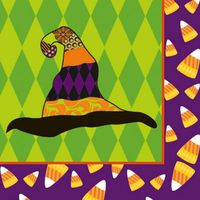 Cocktail Size Paper Napkin,Witchful Thinking