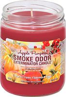 Smoke Odor Exterminator 13oz Jar Candle, Apple Pumpkin, 13 oz