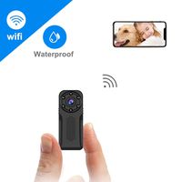 Waterproof WiFi Mini Hidden Camera,ZZCP Full HD 1080P Portable Small Wireless Nanny Cam with Night Vision and Motion Detection,Perfect Covert Tiny Security Camera for Indoor and Outdoor
