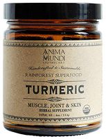 Anima Mundi Organic Heirloom Turmeric - Turmeric Root Powder to Support Muscles + Skin (4oz / 114g)
