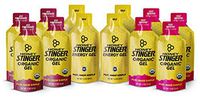 Honey Stinger Organic Energy Gels – Variety Pack with Sticker­ – 12 Count – 4 of Each Flavor – Energy Source for Any Activity – Acai Pomegranate, Gold & Fruit Smoothie