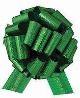 14" XL Large Giant Pull Bow Pew Bows Wedding Decorations Christmas Gift Wrap Green Holographic