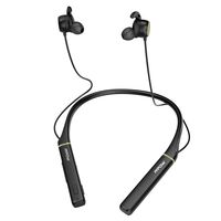 Mpow Focus Active Noise Cancelling Bluetooth Headphones, V5.0 Bluetooth Headset Neckband 16 Hrs Playtime & Call Vibrate, Wireless Neckband Earphones w/Magnetic Earbuds, Black