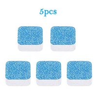 5PCS Washing Machine Cleaner, Solid Cube Effervescent Tablet Washer Cleaner Deep Cleaning Remover with Triple Decontamination for Bathroom Kitchen (5)