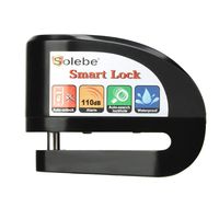 Disc Brake Lock, Motorcycle Bike Alarm Disc Lock, Smart APP Keyless Auto-theft Lock, Waterproof 110dB Alarm Sound Mobile Phone Control 5.5 mm Lock pin diameter