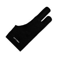 XP-Pen Professional Artist Anti-fouling Lycra Glove for Graphics Drawing Tablet Graphic Monitor Suitable for Right Hand and Left Hand((S/M/L,Black) (L)