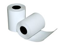 Quality Park Single-Ply Black Image Thermal Paper Calculator and POS/Cash Register Rolls, 2.25 Inches x 80 Feet, White, Box of 50 (15613)