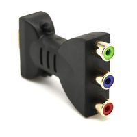 XKSIKjian's Travel Plug Adapter - Voltage Converter, RGB Component Connector 3 Video Audio Ports Male HDMI to RCA Converter International Chargers