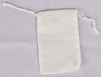 Cotton Muslin Bags 3.25x5 Inch Double Drawstring 100 Count Pack Special Purchase