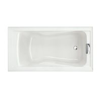 American Standard 2422V002.020 Evolution 5 ft. x 32 in. Deep Soaking Tub with Reversible Drain, White