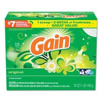 Gain Powder Laundry Detergent, Original Scent, 16 oz Box, 6/Carton (PGC81239)