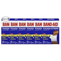 J&J Band-Aid Fabric Tough Strips One Size (Pack of 6)