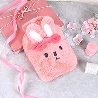 Myzixuan Cute Plush hot Water Bag Water Infusion Small Fresh Washable Warm Bag Adult Warm Hand bao