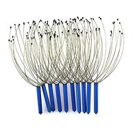 10 Pieces Hand Held Scalp Head Massager (Random Color) (10)