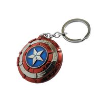 Tugend-Ära Latest Collecton Multicolor Captain America Shield Marvel Keyring & Keychain