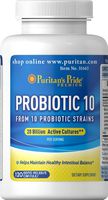 Puritan's Pride 2-pack Of rapid Release Probiotic: From 10 Probiotic Strains, 120 Count (240 Count Total)