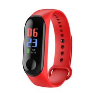 FEDBNET Sport Bracelet Fitness Tracker M3 Smart Watch 0.96Inch Screen Blood Pressure Heart Rate Monitor Fitness Sport Bracelet Wristband