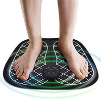 Foldable EMS Foot Massager Foot Pad,USB Powered Vibrating 6 Modes Adjustment Foot Physiotherapy for Blood Circulation Shiatsu Foot Massager Machine