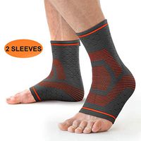 Awenia Ankle Brace for Men Women, Ankle Compression Sleeve for Sprained Ankle Achilles Tendon Support Arch Support Prevent Ankle Injuries Plantar Fasciitis Breathable Ankle Support for Sports, Pair(S)