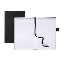 Office Depot Brand Premium Hardcover Business Journal, 8 1/2" x 5 1/2", Narrow Ruled, 192 Pages (96 Sheets), Black