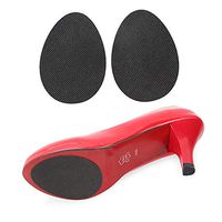 10 Pairs Women Men Black Non-Slip Self Adhesive Grips Shoes Sticker High-Heeled Sole Pads Protector No Slip Cushion Heel Replacement Pad Prevention