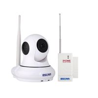 Escam Patron QF500 Monitoring Camera Wireless 1.0 Megapixel H.264 Wireless Pan/Tilt Alarm Onvif Wifi IP Camera HD 720P Support 32GB TF Card P2P Night Version Home Security Camera