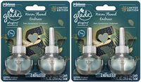 Glade Plugins Scented Oil Refills - Limited Edition - Warm Flannel Embrace - 2 Count Oils Per Package - Pack of 2 Packages