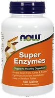 NOW Foods Super Enzymes, 180 Tablets (180 Tabs X 2)