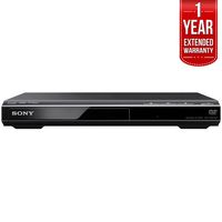 Sony DVPSR210P Progressive Scan DVD Player, Black + 1 Year Extended Warranty