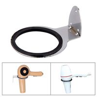 Stainless Steel Wall Mount Hair Dryer Holder Rack Hair Drier Storage Organizer Hair Dryer Stands (as The Picture Show)