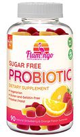 Probiotic Gummies Sugar Free - 5 Billion CFU, Non GMO, Vegetarian (NO Gelatin or Gluten) and Kosher. Probiotics for Women, Kids, and Men. Digestive and Immune Health | 90 Count