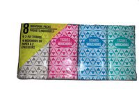 Facial Tissues, 2-ply, 8 individual pocket packs