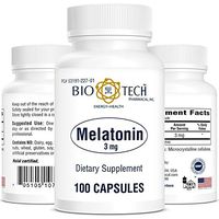 Bio-Tech Pharmacal Melatonin (3mg, 100 Capsules)