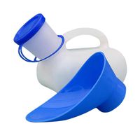 Inconceivabm Camping Accessories 1000ML Female Male Unisex Traveling Camping Portable Plastic PE Material Urinal Toilet with Connector Camping Gear