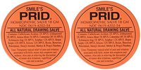 Smile's PRID Drawing Salve, Natural Homeopathic Topical Pain and Irritation Reliever, 18 gm (Pack of 2)